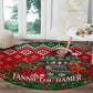 Fannie Lou Hamer Christmas Round Carpet Retro Ugly Christmas Pattern Civil Rights Activist