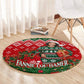 Fannie Lou Hamer Christmas Round Carpet Retro Ugly Christmas Pattern Civil Rights Activist