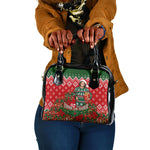 Fannie Lou Hamer Christmas Shoulder Handbag Retro Ugly Christmas Pattern Civil Rights Activist