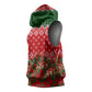 Fannie Lou Hamer Christmas Sleeveless Hoodie Retro Ugly Christmas Pattern Civil Rights Activist