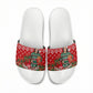 Fannie Lou Hamer Christmas Slide Sandals Retro Ugly Christmas Pattern Civil Rights Activist