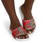 Fannie Lou Hamer Christmas Slide Sandals Retro Ugly Christmas Pattern Civil Rights Activist