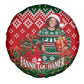 Fannie Lou Hamer Christmas Spare Tire Cover Retro Ugly Christmas Pattern Civil Rights Activist
