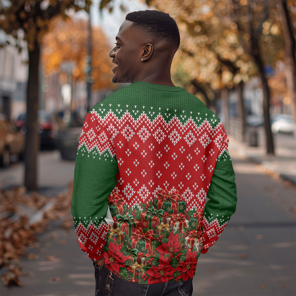 Fannie Lou Hamer Christmas Sweatshirt Retro Ugly Christmas Pattern Civil Rights Activist