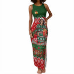 Fannie Lou Hamer Christmas Tank Maxi Dress Retro Ugly Christmas Pattern Civil Rights Activist