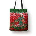 Fannie Lou Hamer Christmas Tote Bag Retro Ugly Christmas Pattern Civil Rights Activist