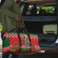 Fannie Lou Hamer Christmas Travel Bag Retro Ugly Christmas Pattern Civil Rights Activist
