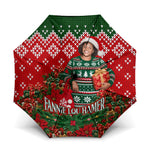 Fannie Lou Hamer Christmas Umbrella Retro Ugly Christmas Pattern Civil Rights Activist