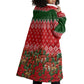 Fannie Lou Hamer Christmas Wearable Blanket Hoodie Retro Ugly Christmas Pattern Civil Rights Activist