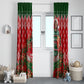 Fannie Lou Hamer Christmas Window Curtain Retro Ugly Christmas Pattern Civil Rights Activist