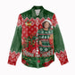 Fannie Lou Hamer Christmas Women Casual Shirt Retro Ugly Christmas Pattern Civil Rights Activist