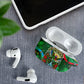 Dominica Sisserou Parrot Christmas AirPods Case Nature Island Tropical Botanical Winter Holiday