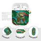 Dominica Sisserou Parrot Christmas AirPods Case Nature Island Tropical Botanical Winter Holiday