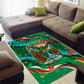 Dominica Sisserou Parrot Christmas Area Rug Nature Island Tropical Botanical Winter Holiday