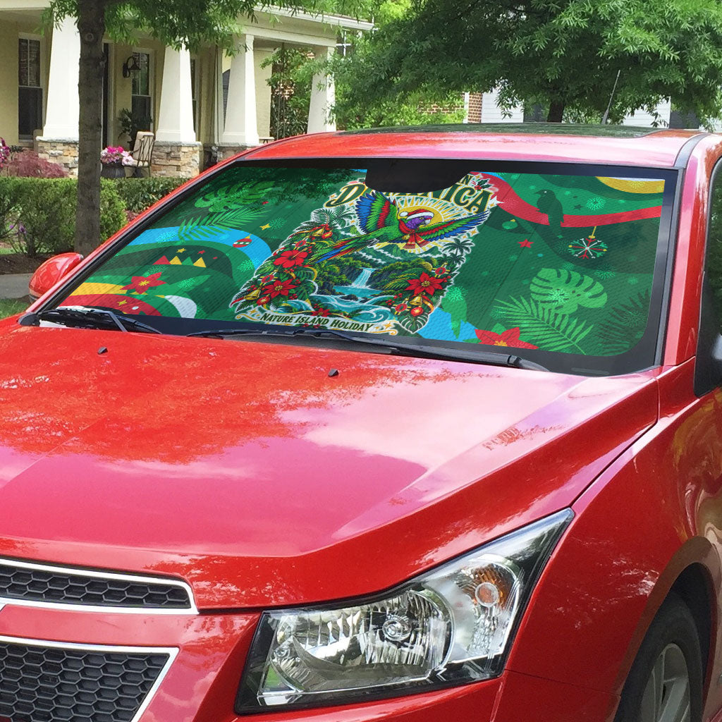 Dominica Sisserou Parrot Christmas Auto Sun Shade Nature Island Tropical Botanical Winter Holiday