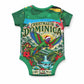 Dominica Sisserou Parrot Christmas Baby Onesie Nature Island Tropical Botanical Winter Holiday