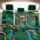 Dominica Sisserou Parrot Christmas Back Car Seat Cover Nature Island Tropical Botanical Winter Holiday