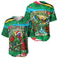 Dominica Sisserou Parrot Christmas Baseball Jersey Nature Island Tropical Botanical Winter Holiday