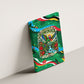 Dominica Sisserou Parrot Christmas Canvas Wall Art Nature Island Tropical Botanical Winter Holiday