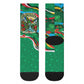 Dominica Sisserou Parrot Christmas Crew Socks Nature Island Tropical Botanical Winter Holiday