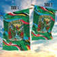 Dominica Sisserou Parrot Christmas Garden Flag Nature Island Tropical Botanical Winter Holiday