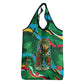 Dominica Sisserou Parrot Christmas Grocery Bag Nature Island Tropical Botanical Winter Holiday
