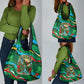 Dominica Sisserou Parrot Christmas Grocery Bag Nature Island Tropical Botanical Winter Holiday