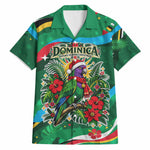 Dominica Sisserou Parrot Christmas Hawaiian Shirt Nature Island Tropical Botanical Winter Holiday