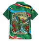 Dominica Sisserou Parrot Christmas Hawaiian Shirt Nature Island Tropical Botanical Winter Holiday