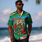 Dominica Sisserou Parrot Christmas Hawaiian Shirt Nature Island Tropical Botanical Winter Holiday