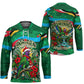 Dominica Sisserou Parrot Christmas Hockey Jersey Nature Island Tropical Botanical Winter Holiday