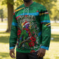 Dominica Sisserou Parrot Christmas Hockey Jersey Nature Island Tropical Botanical Winter Holiday
