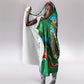 Dominica Sisserou Parrot Christmas Hooded Blanket Nature Island Tropical Botanical Winter Holiday