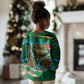 Dominica Sisserou Parrot Christmas Kid Ugly Christmas Sweater Nature Island Tropical Botanical Winter Holiday