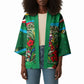 Dominica Sisserou Parrot Christmas Kimono Nature Island Tropical Botanical Winter Holiday