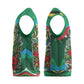 Dominica Sisserou Parrot Christmas Knitted V-Neck Vest Nature Island Tropical Botanical Winter Holiday