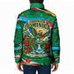Dominica Sisserou Parrot Christmas Padded Jacket Nature Island Tropical Botanical Winter Holiday