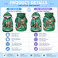 Dominica Sisserou Parrot Christmas Pet Hoodie Nature Island Tropical Botanical Winter Holiday