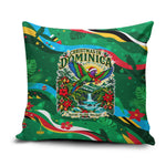 Dominica Sisserou Parrot Christmas Pillow Cover Nature Island Tropical Botanical Winter Holiday