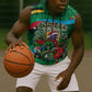 Dominica Sisserou Parrot Christmas Sleeveless Zip Hoodie Nature Island Tropical Botanical Winter Holiday
