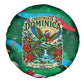 Dominica Sisserou Parrot Christmas Spare Tire Cover Nature Island Tropical Botanical Winter Holiday
