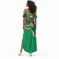 Dominica Sisserou Parrot Christmas Summer Maxi Dress Nature Island Tropical Botanical Winter Holiday