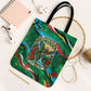 Dominica Sisserou Parrot Christmas Tote Bag Nature Island Tropical Botanical Winter Holiday