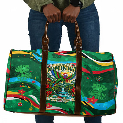 Dominica Sisserou Parrot Christmas Travel Bag Nature Island Tropical Botanical Winter Holiday