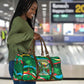 Dominica Sisserou Parrot Christmas Travel Bag Nature Island Tropical Botanical Winter Holiday