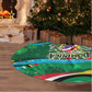Dominica Sisserou Parrot Christmas Tree Skirt Nature Island Tropical Botanical Winter Holiday