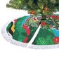 Dominica Sisserou Parrot Christmas Tree Skirt Nature Island Tropical Botanical Winter Holiday