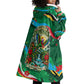 Dominica Sisserou Parrot Christmas Wearable Blanket Hoodie Nature Island Tropical Botanical Winter Holiday