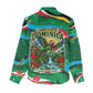 Dominica Sisserou Parrot Christmas Women Casual Shirt Nature Island Tropical Botanical Winter Holiday