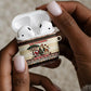 Kenya Christmas Santa Wildlife AirPods Case Heri Ya Krismasi - Elephant Giraffe - Ugly Pixel Art